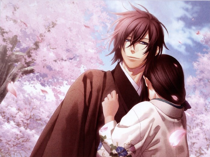 Hakuoki Shinsengumi Kitan: Okita Souji and Chizuru Yukimura