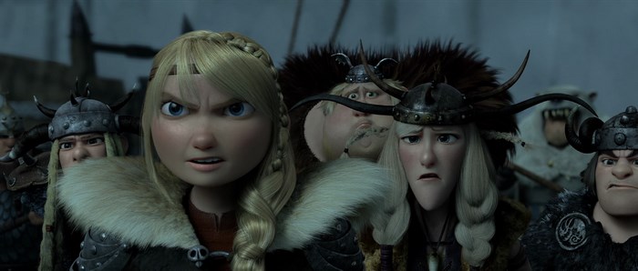 Astrid and Vikings from How to Train Your Dragon 2