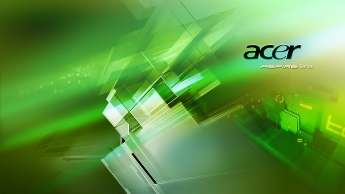 Acer Aspire Series abstract green background