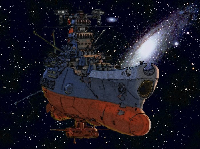 Space Battleship Yamato in space