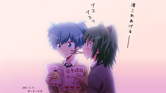 Nagisa and Kayano from Assassination Classroom