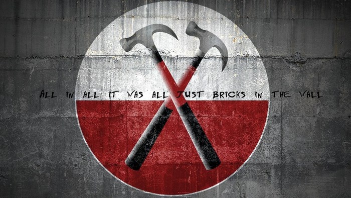 Pink Floyd The Wall Hammers Graffiti Art