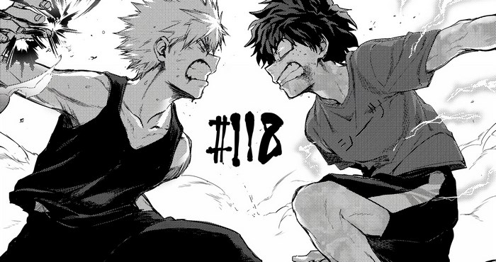 Katsuki Bakugo and Izuku Midoriya from My Hero Academia