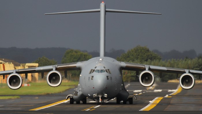 Boeing C-17 Globemaster III on tarmac