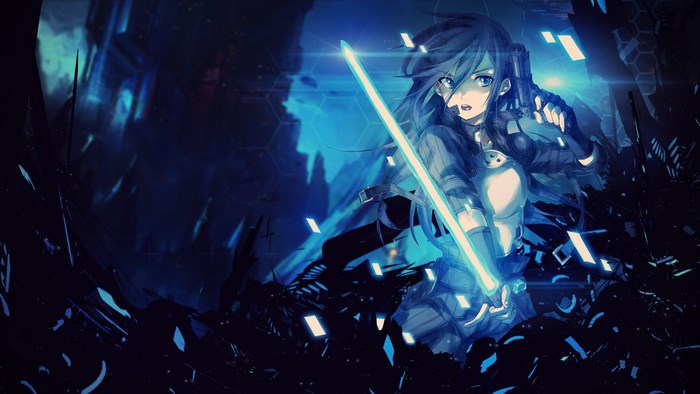 Asada Shino from Sword Art Online II