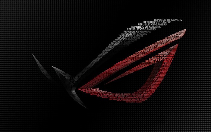 Republic of Gamers Logo Dark Background