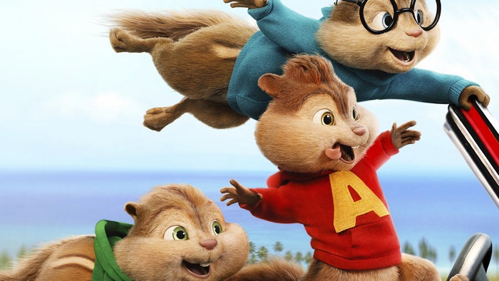 Alvin, Simon, and Theodore from Alvin and the Chipmunks 4K