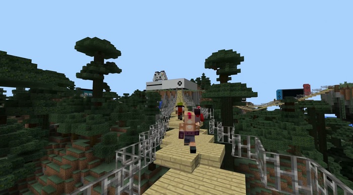 Minecraft 4K with Xbox and Nintendo Switch builds