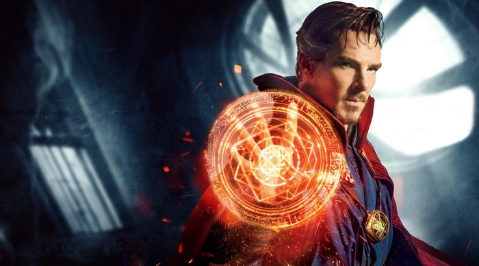 Doctor Strange casting a spell