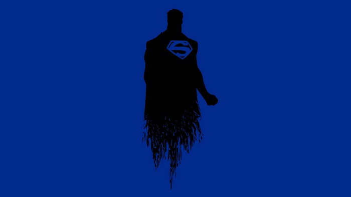 Superman Silhouette 4K