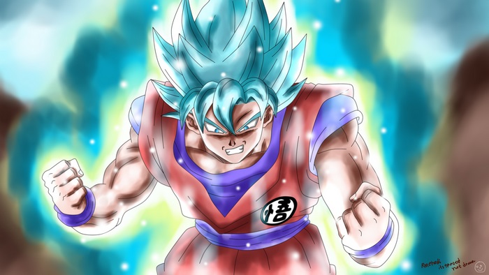 Goku from Dragon Ball Super in 4K