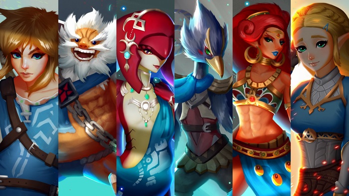 The Legend of Zelda: Breath of the Wild Characters 4K