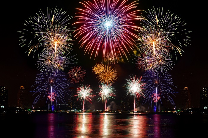Fireworks 4K Mac Background