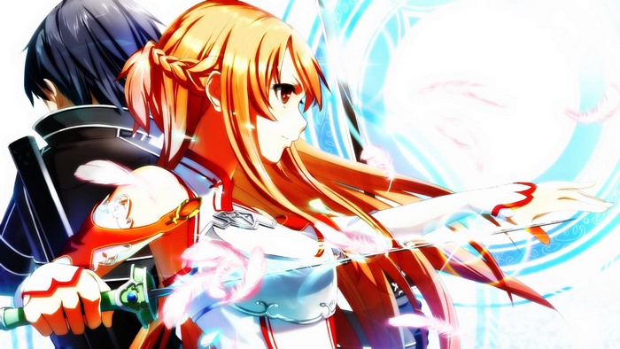 Kirito and Asuna from Sword Art Online