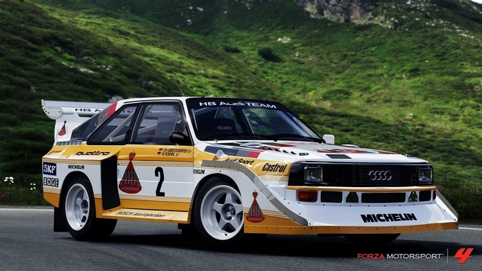 Audi Sport Quattro S1 Rally Car from Forza Motorsport 4