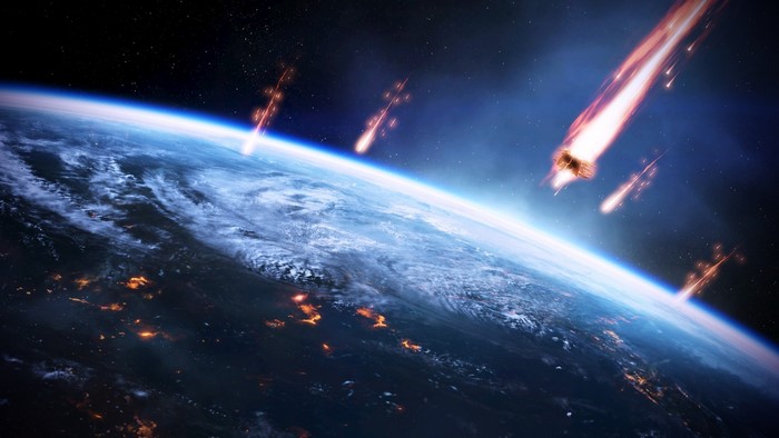 Mass Effect: Earth under attack by Reapers