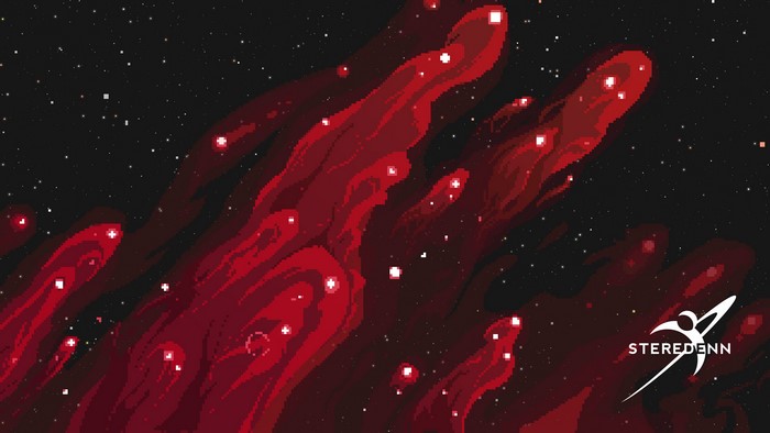 Steredenn Pixel Art Nebula in Space