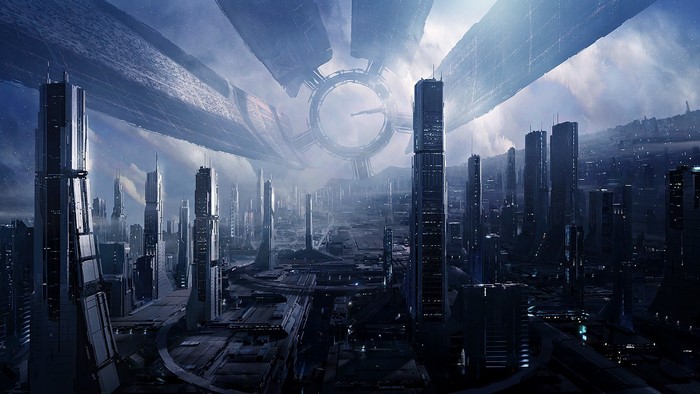 Citadel from Mass Effect 3 concept art