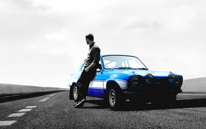 Paul Walker in a Ford Escort from Fast & Furious