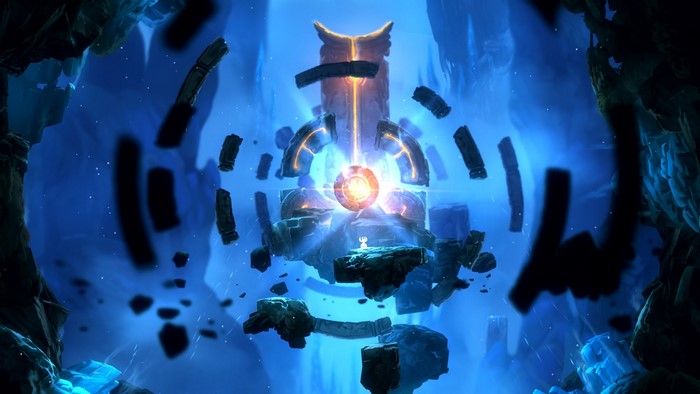 Ori and the Blind Forest magical glowing structure