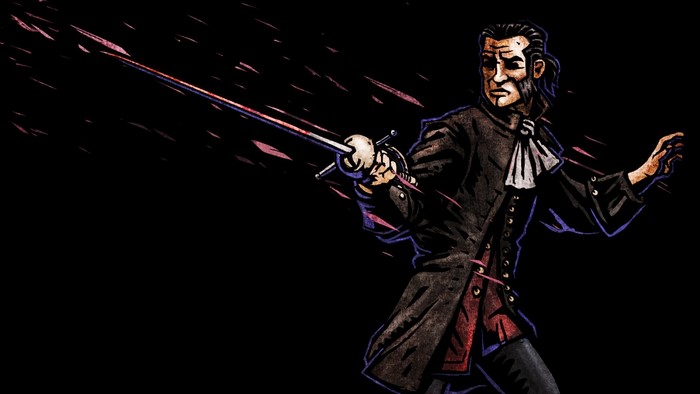 Man with sword from Darkest Dungeon