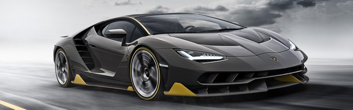 Lamborghini Centenario LP770-4 Supercar in Motion