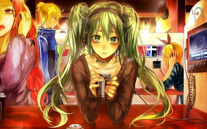 Hatsune Miku, Kagamine Rin, Kagamine Len Vocaloid