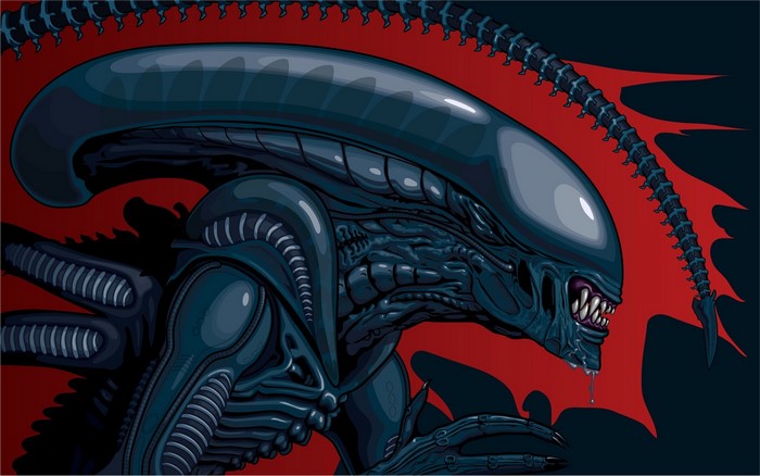 Xenomorph from Alien movie artwork