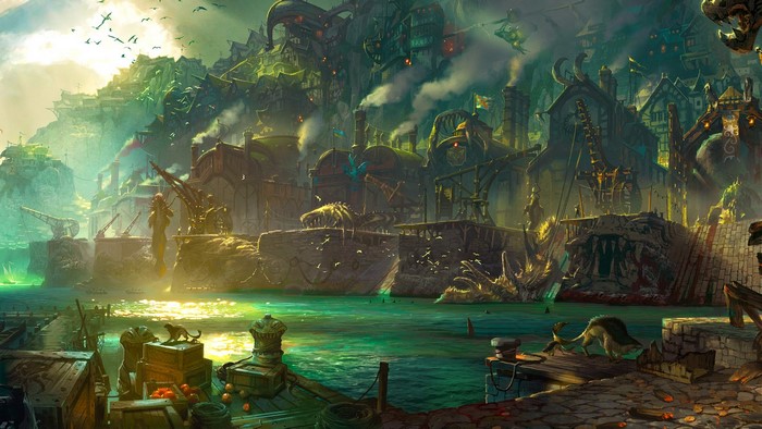Bilgewater from League of Legends fantasy art