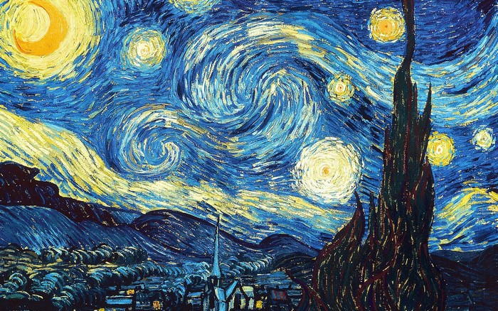 The Starry Night by Vincent van Gogh