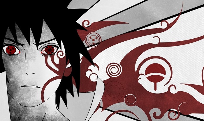 Sasuke Uchiha with Eternal Mangekyou Sharingan