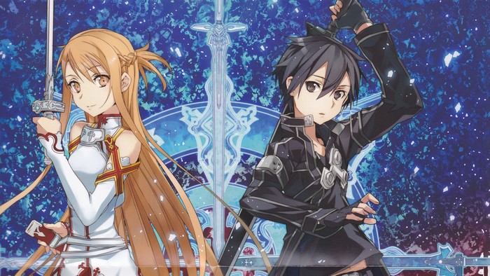 Kirito and Asuna from Sword Art Online