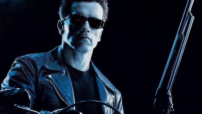 Arnold Schwarzenegger as The Terminator from Terminator 2