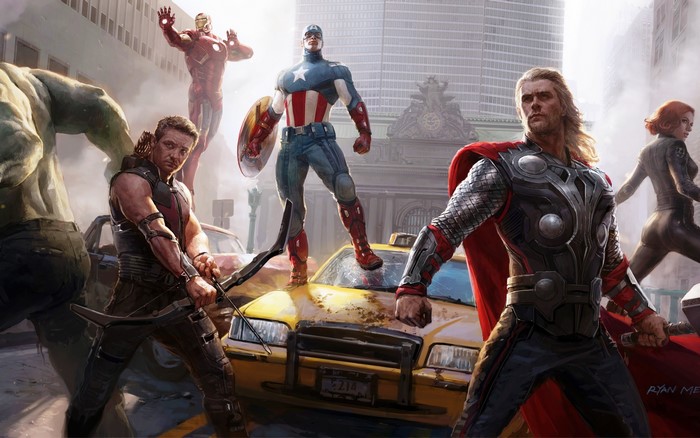 The Avengers in New York City