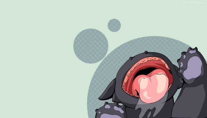 Toothless from How to Train Your Dragon Playfully Yawning