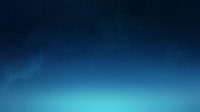 Calm Night Sky Filled with Stars