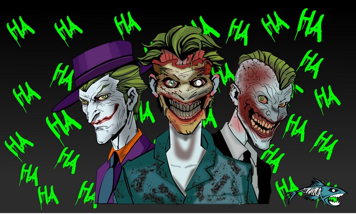 Three Jokers from DC Comics