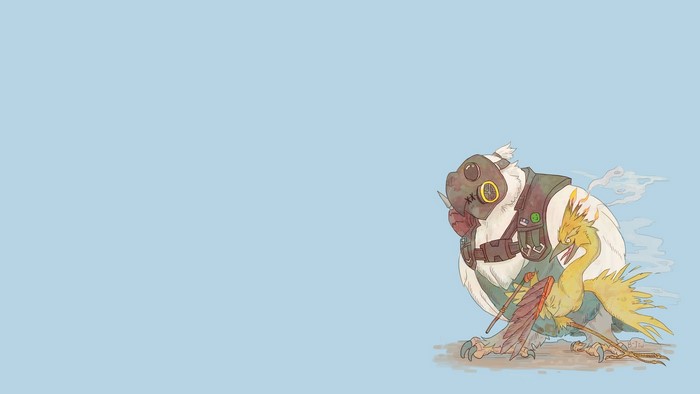 Plague Doctor Owl and Phoenix