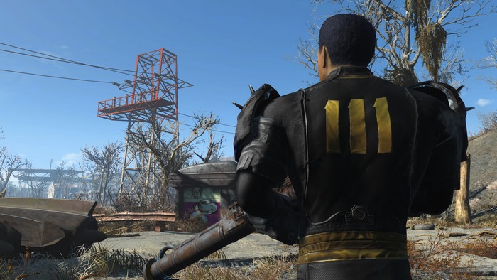 Fallout 4 Vault Dweller with Power Armor