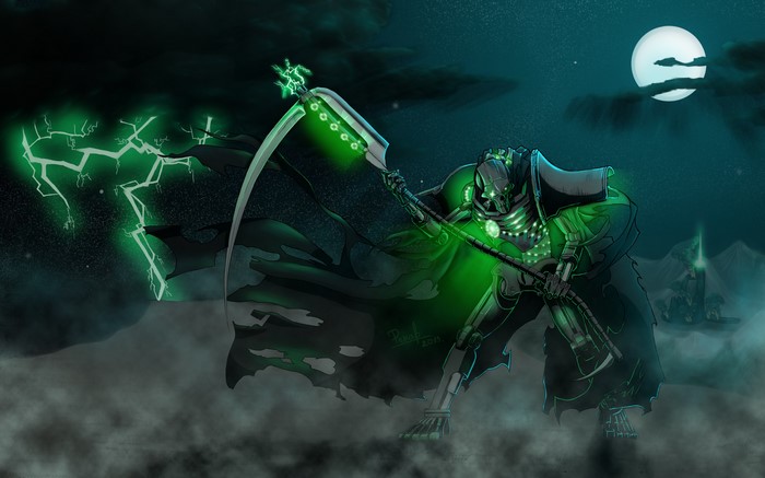 Necron Warrior with Scythe from Warhammer 40,000