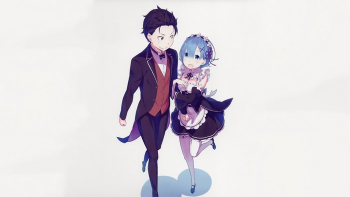 Natsuki Subaru and Rem from Re:Zero
