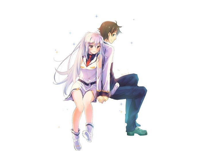 Isla and Tsukasa from Plastic Memories