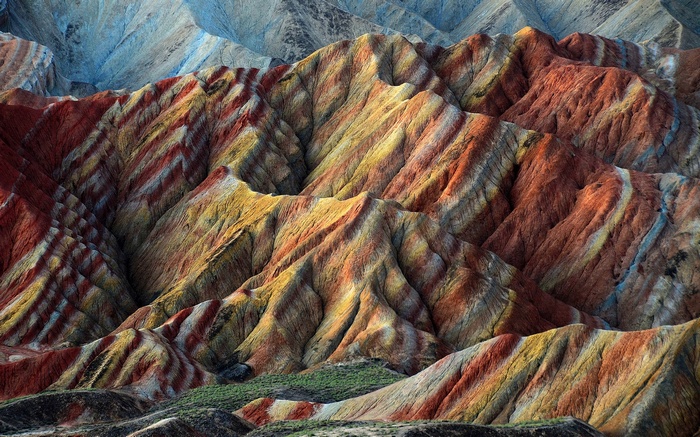 Rainbow Mountains of Zhangye National Geopark