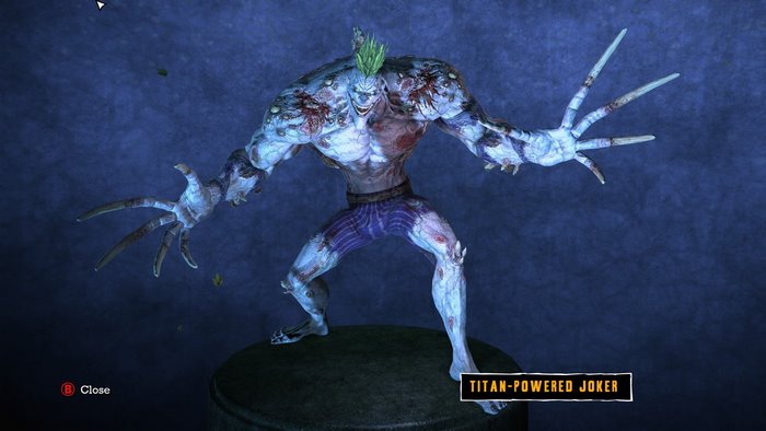 Titan-Powered Joker from Batman: Arkham Asylum