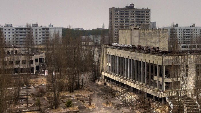 Abandoned buildings in Pripyat, Chernobyl