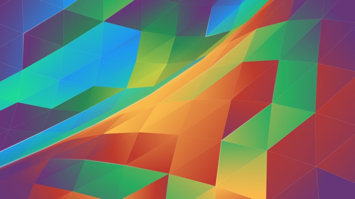 Abstract geometric gradient wallpaper