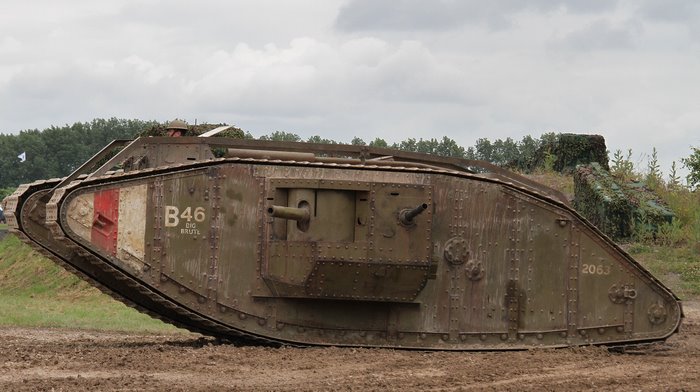 British Mark IV tank 'Big Brute' from World War I