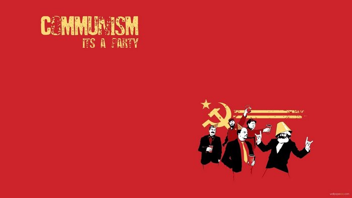 Communism It's a Party with Founding Fathers