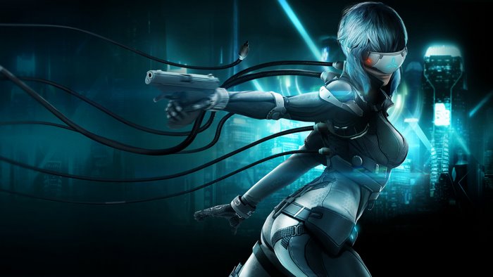 Motoko Kusanagi from Ghost in the Shell