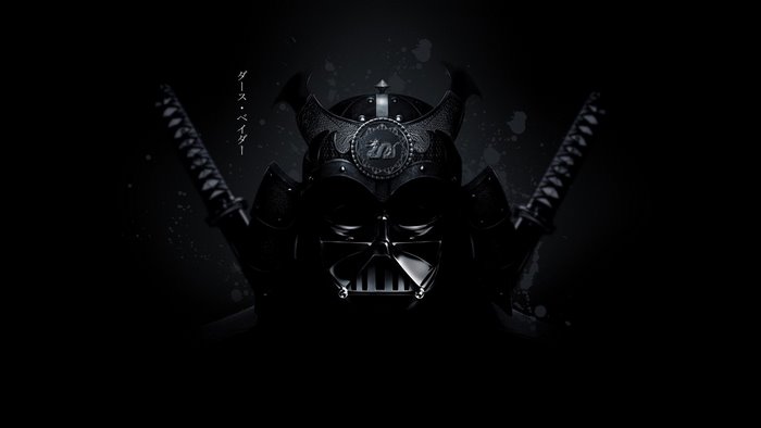 Darth Vader Samurai with Katana